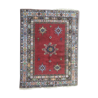 Tapis vintage marocain rabat fait main 256x337 cm