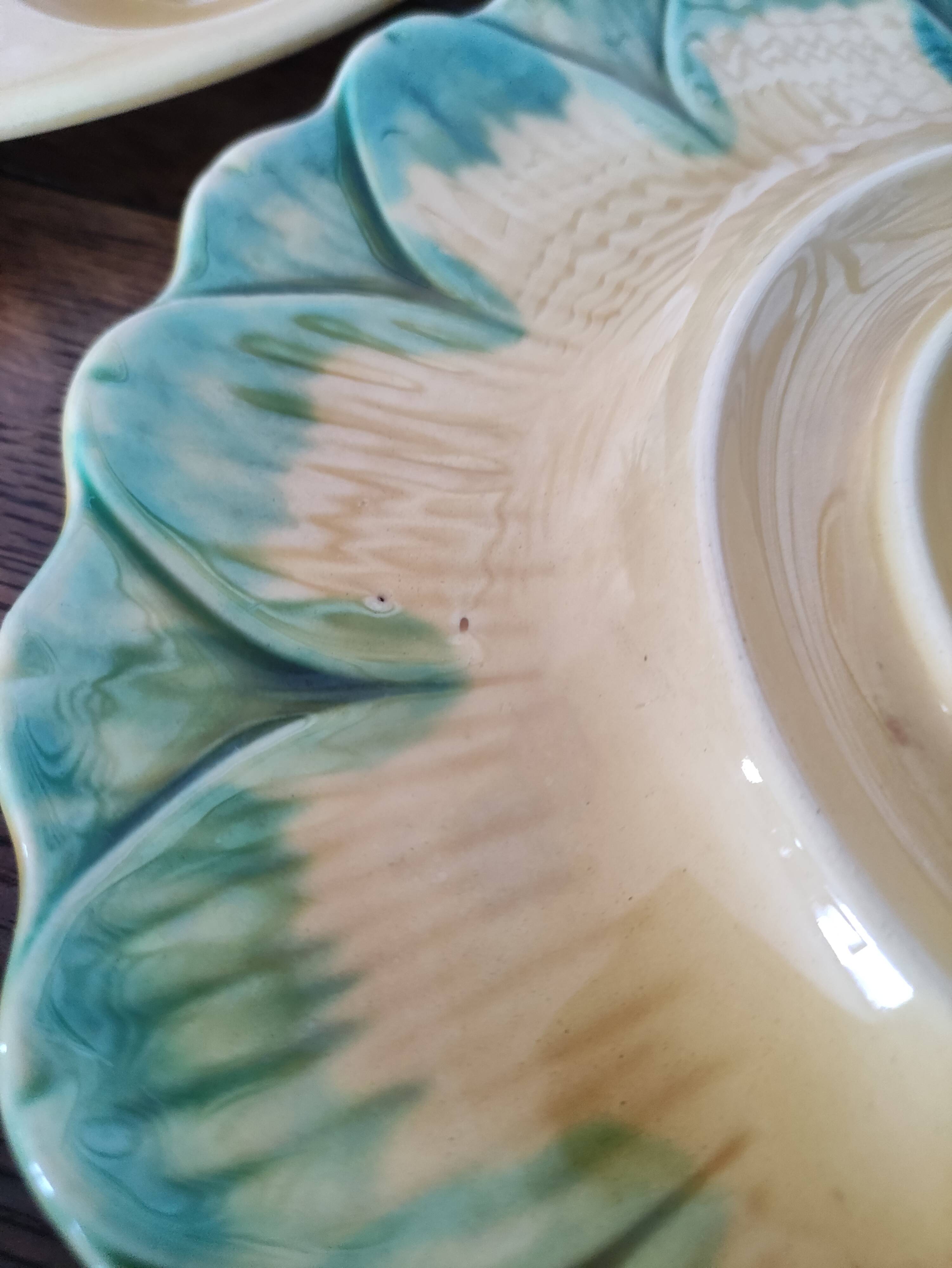 Series of 6 Orfinox Artichoke Plates