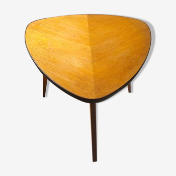 Triangular tripod coffee table