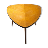 Triangular tripod coffee table