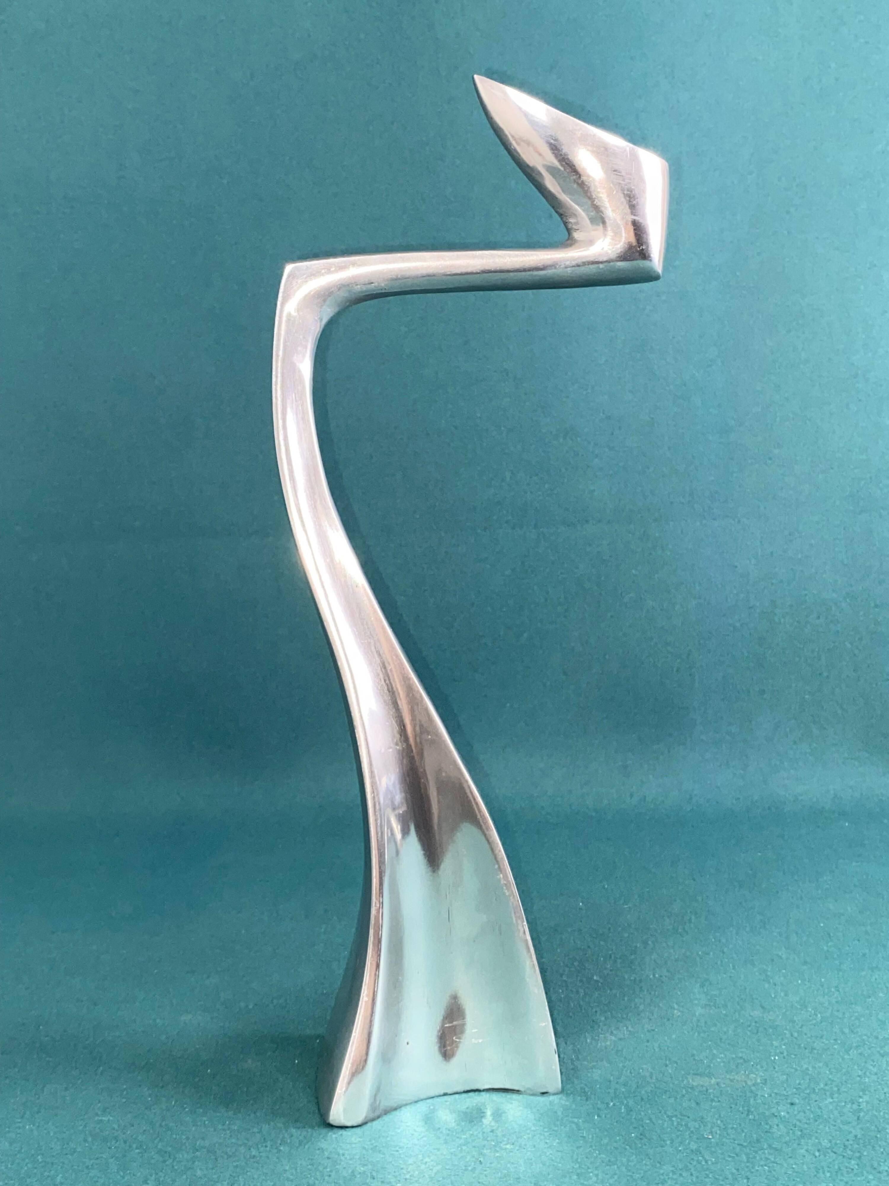 Matthew Hilton Zig Zag & Swan aluminium candle holders