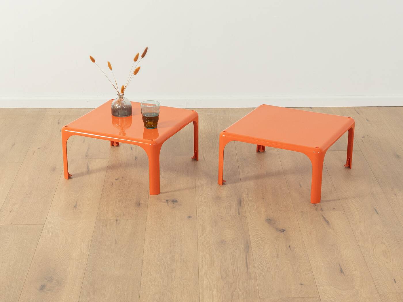 demetrio 45 side tables, vico magistretti, artemide