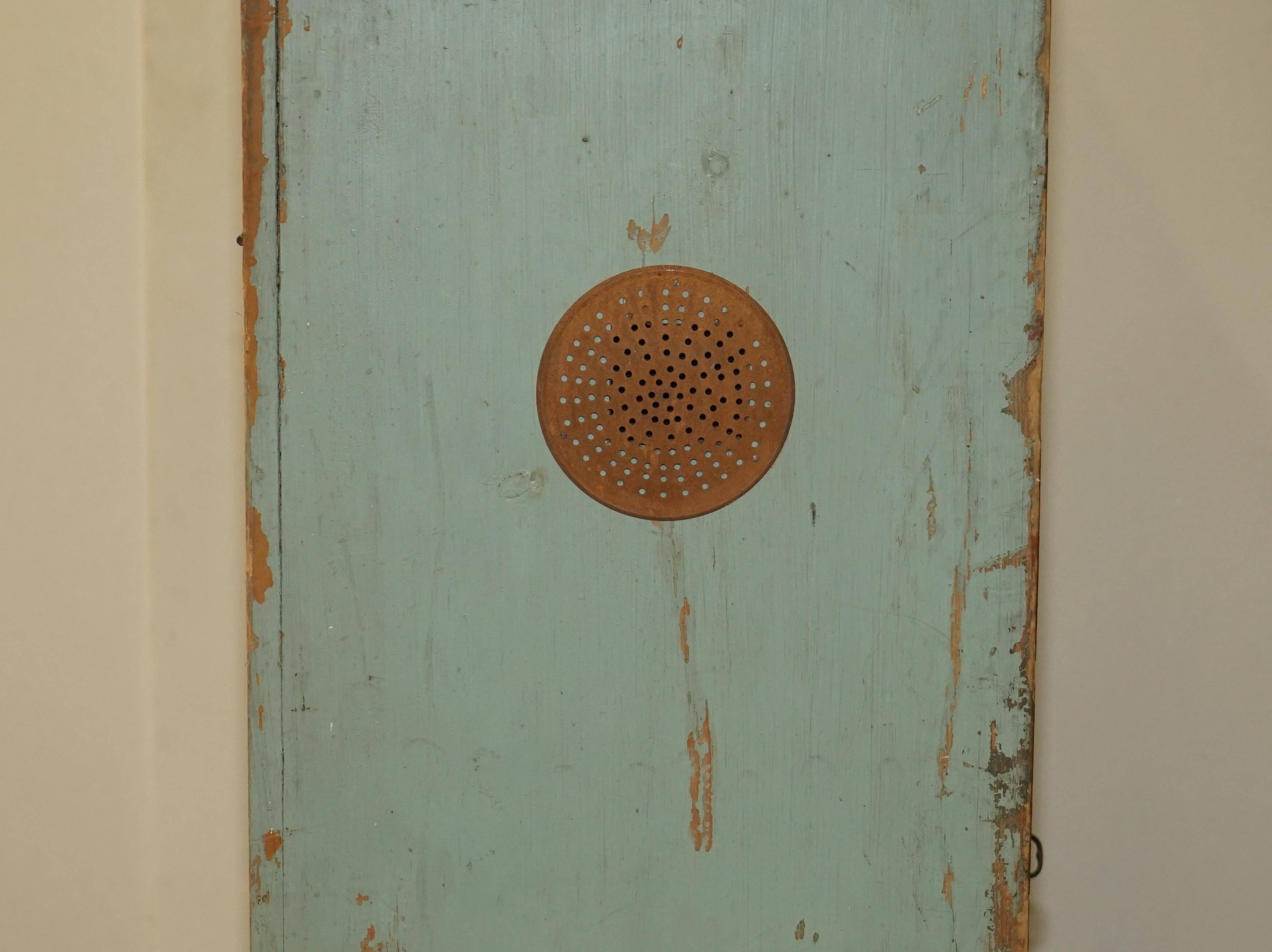 Antique German wedding armoire, hand-painted, 1818.
