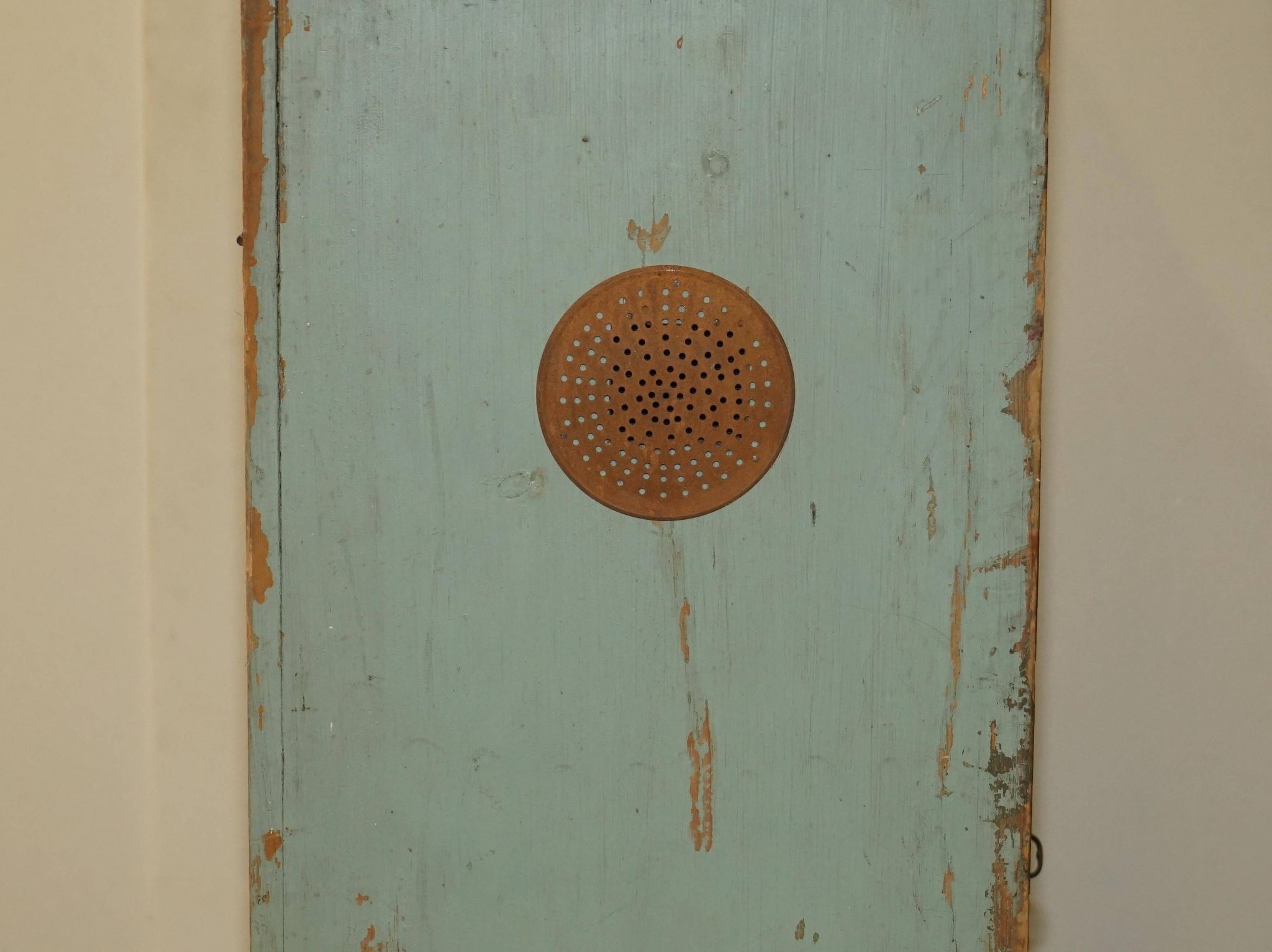 Armoire de mariage allemande antique 1818 peinte à la main