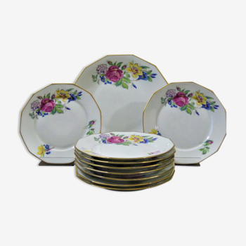 Old dessert service