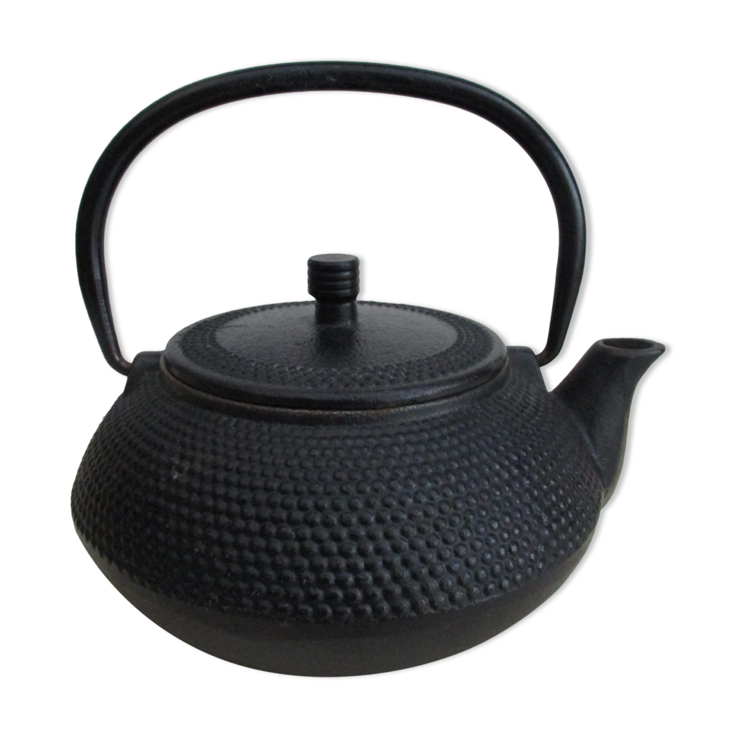 Théière en fonte noire