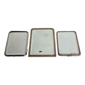 Ensemble de trois miroirs de barbier