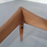 Modus Oak & Glass Table by Kristian Vedel for Soren Willadsen, 1963