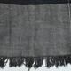Tapis kilim turc gris et noir de style moderne du milieu du siècle, 190 x 306 cm