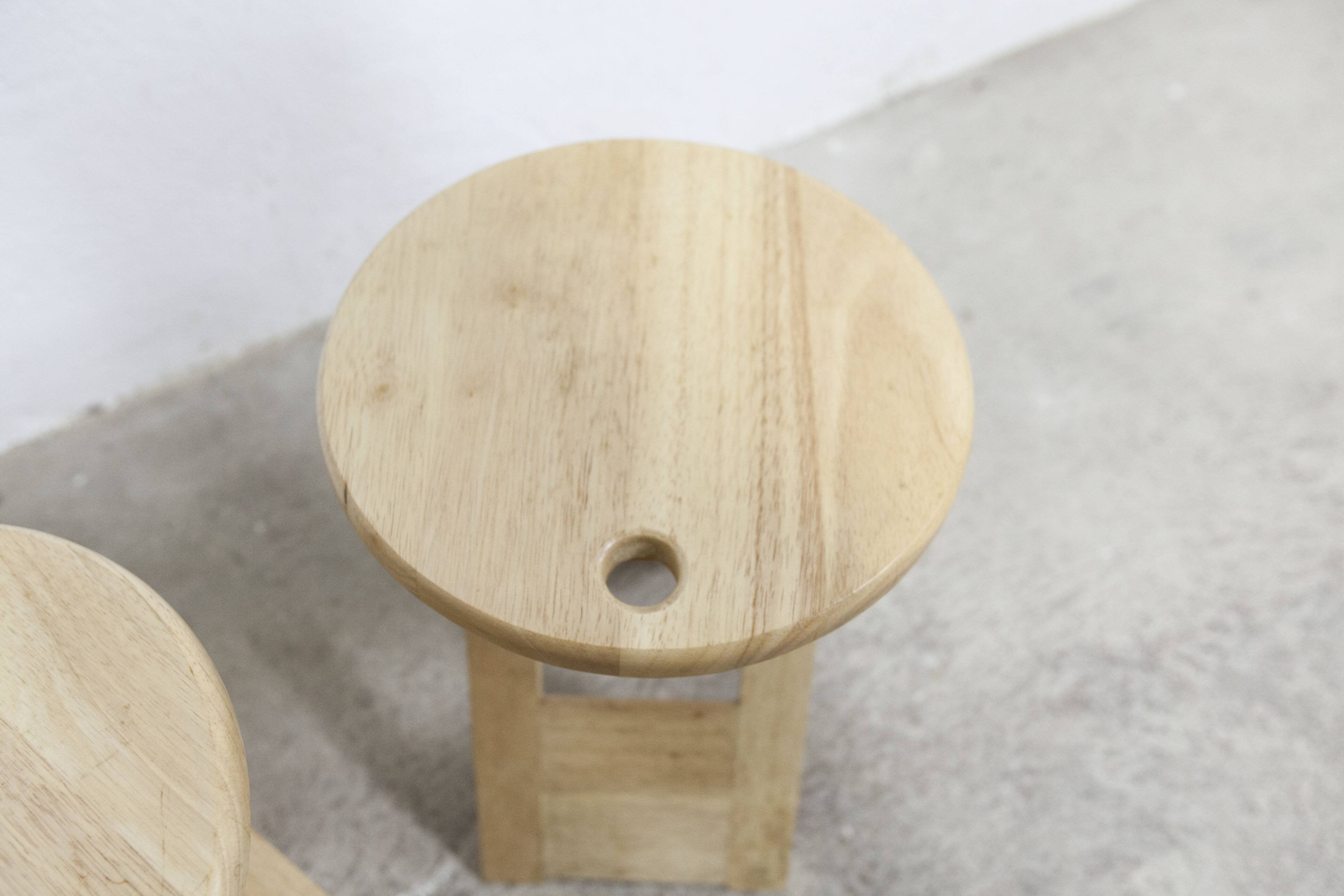 Pair of folding stools designed by Adrian Reed made in the years
