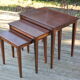 Kvalitet pull-out tables scandinavian 60s rosewood