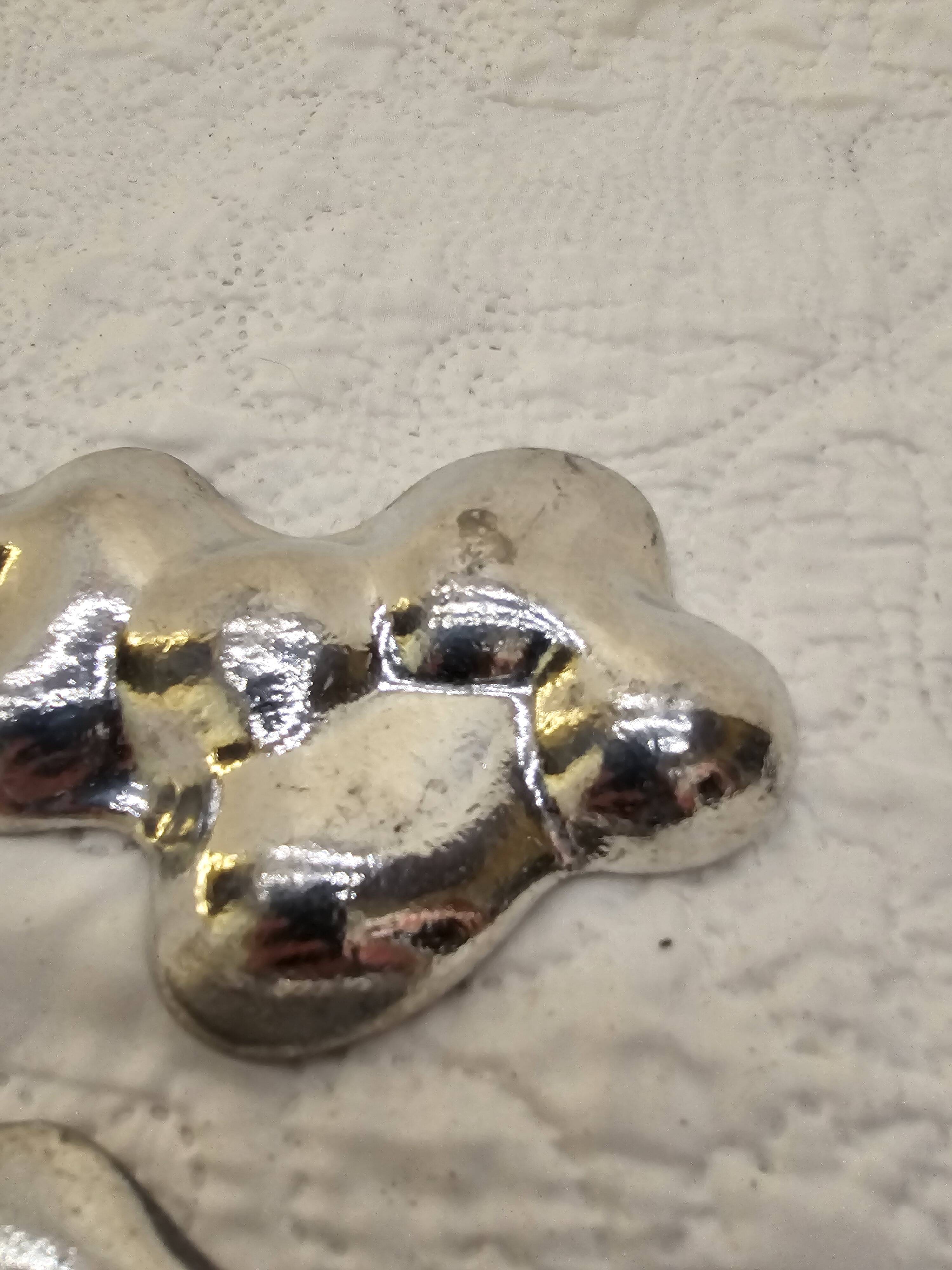 Aluminum sculpture by Paul Oudet for Claude de Muzac