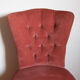 Fauteuil crapaud vieux rose