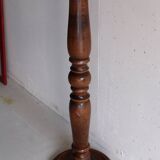 Ancient turned wooden pedestal