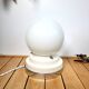 Vintage ceramic and chrome globe lamp