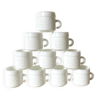 Opaline espresso coffee cups