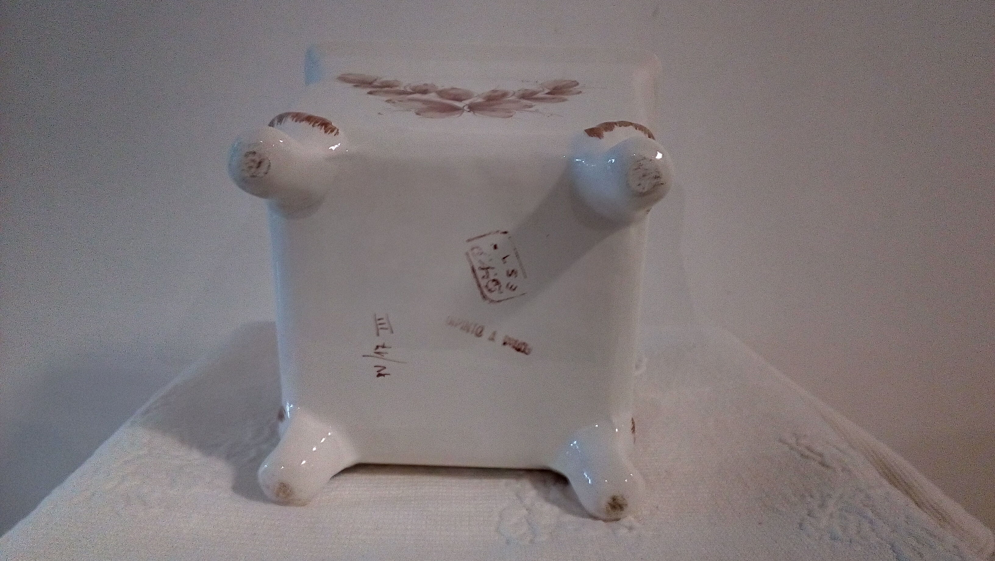 Italian ceramic garden pot