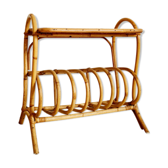 Ancient bamboo magazine holders