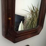 Octagonal mirror 73x48cm