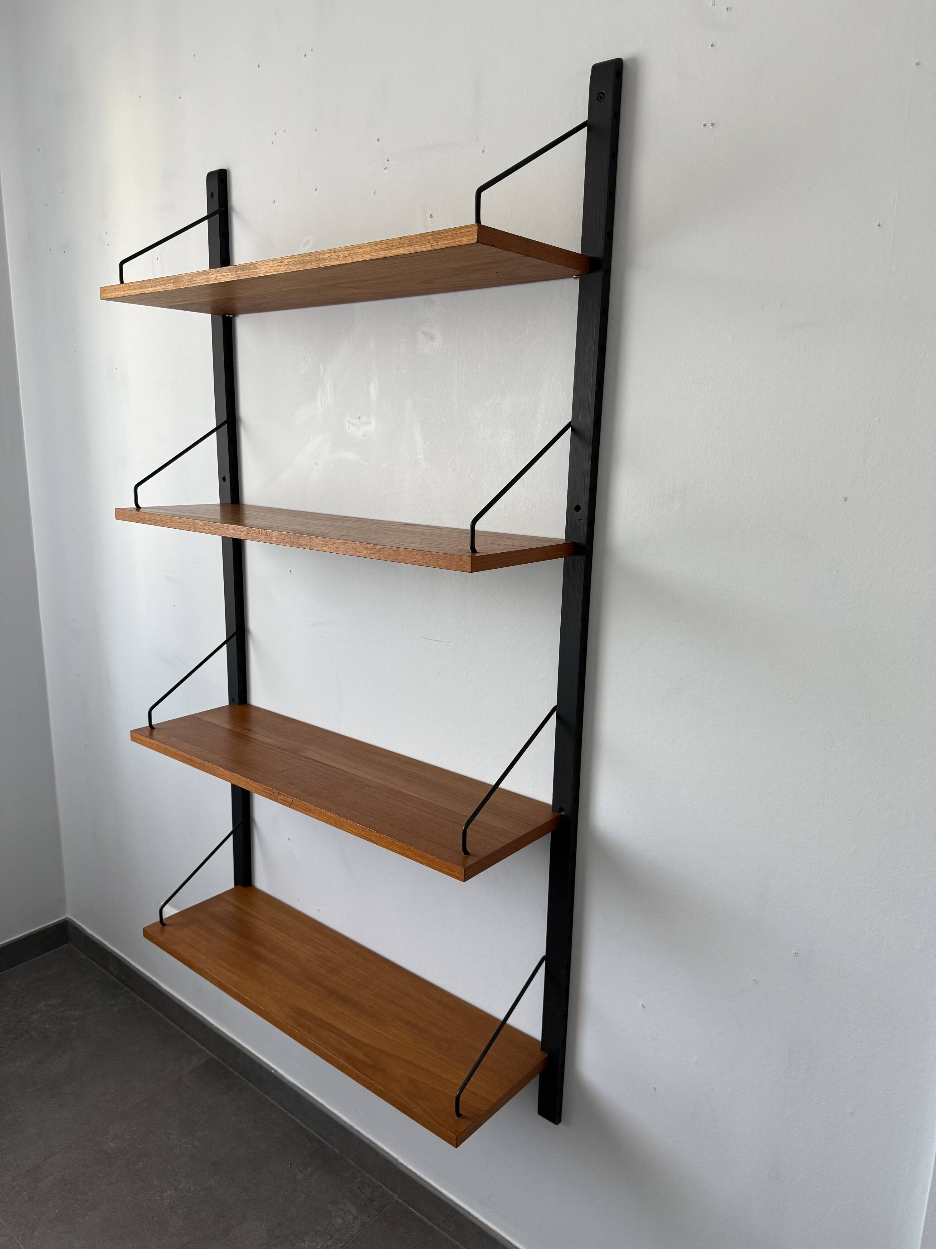Cadovius Scandinavian wall shelves from the 60s