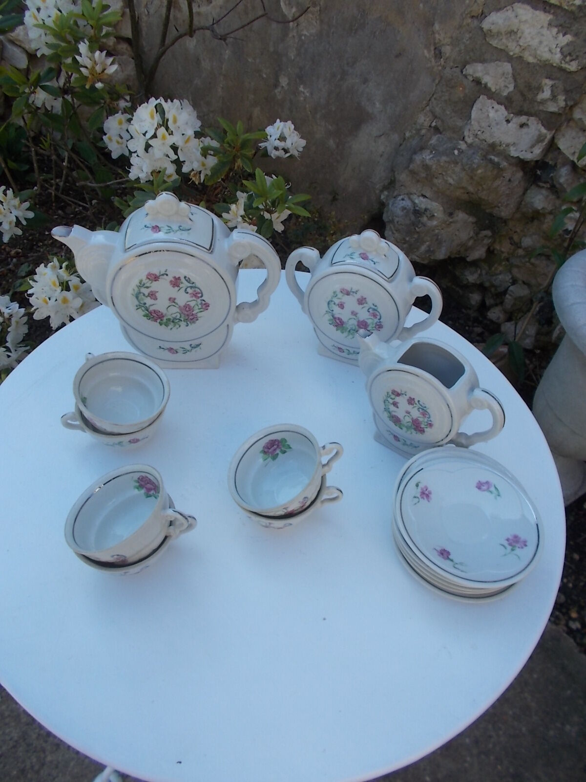 Coffee or tea service C T A France art deco