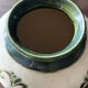 Art Deco vase signed GV (Croismare) raw and glazed ceramic