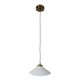 Vintage white opaline pendant light