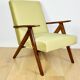 B-310 VAR armchair green olive velvet - light