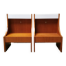Pair of 70's bedside tables