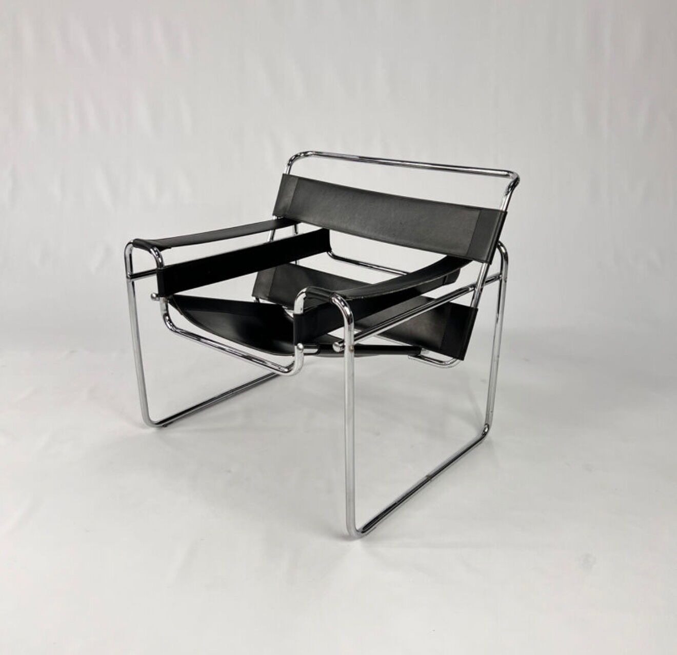 Wassily Chair B3 by Marcel Breuer, year 1980