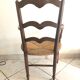Fauteuil paillé fin XIX