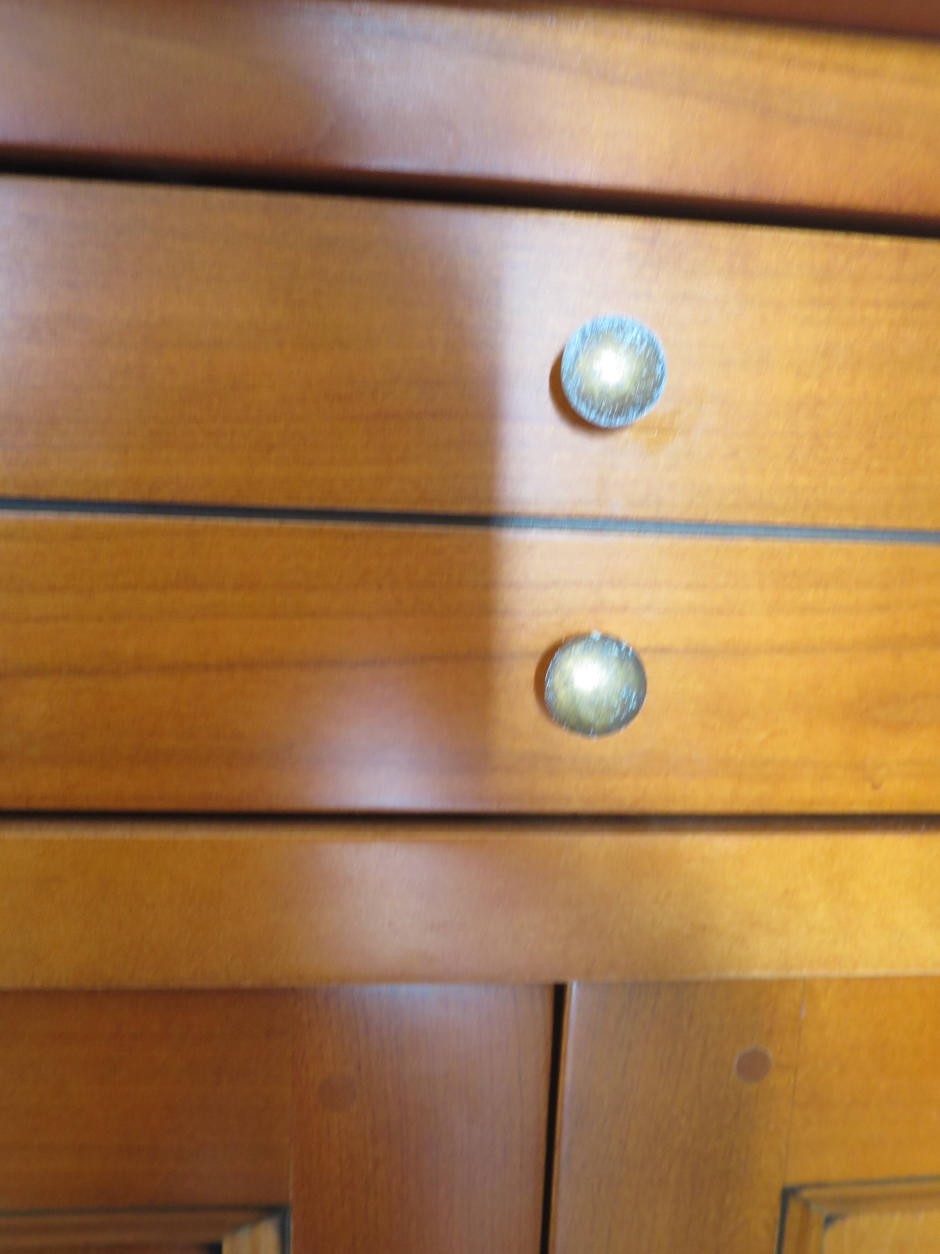 Meuble d’entrée-buffet d’appui-Louis Philippe- 1 tiroir-2 portes Merisier