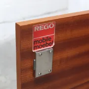 Minimalist freestanding desk by Günter Renkel for REGO, 1960s