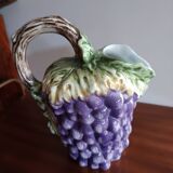 Antique grape-shaped slip pitcher