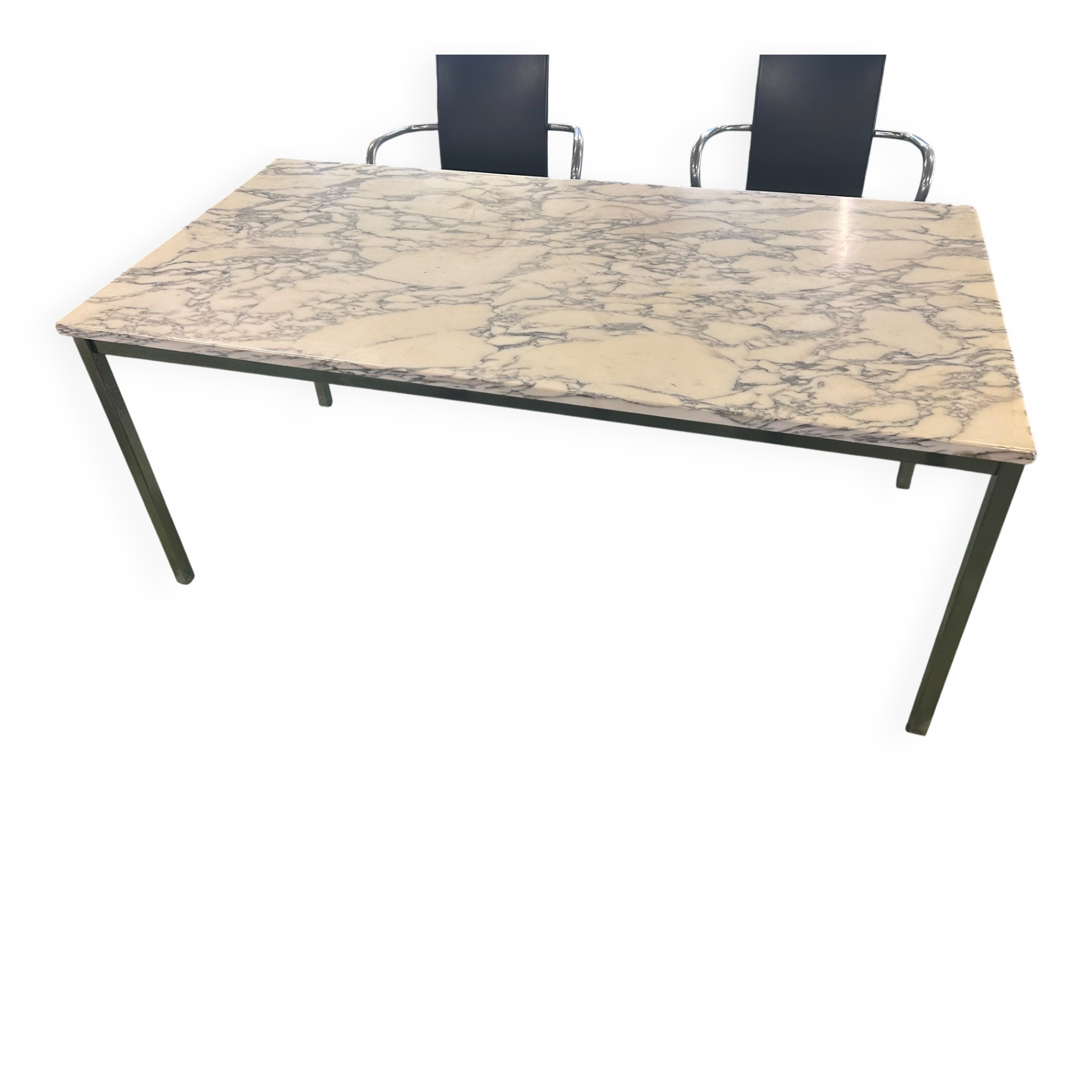 Marble and metal table by Florence Knoll 1960
