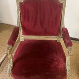 Pair of period directoire chairs