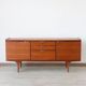 Enfilade teck vintage Meredew rénovée (165 cm)