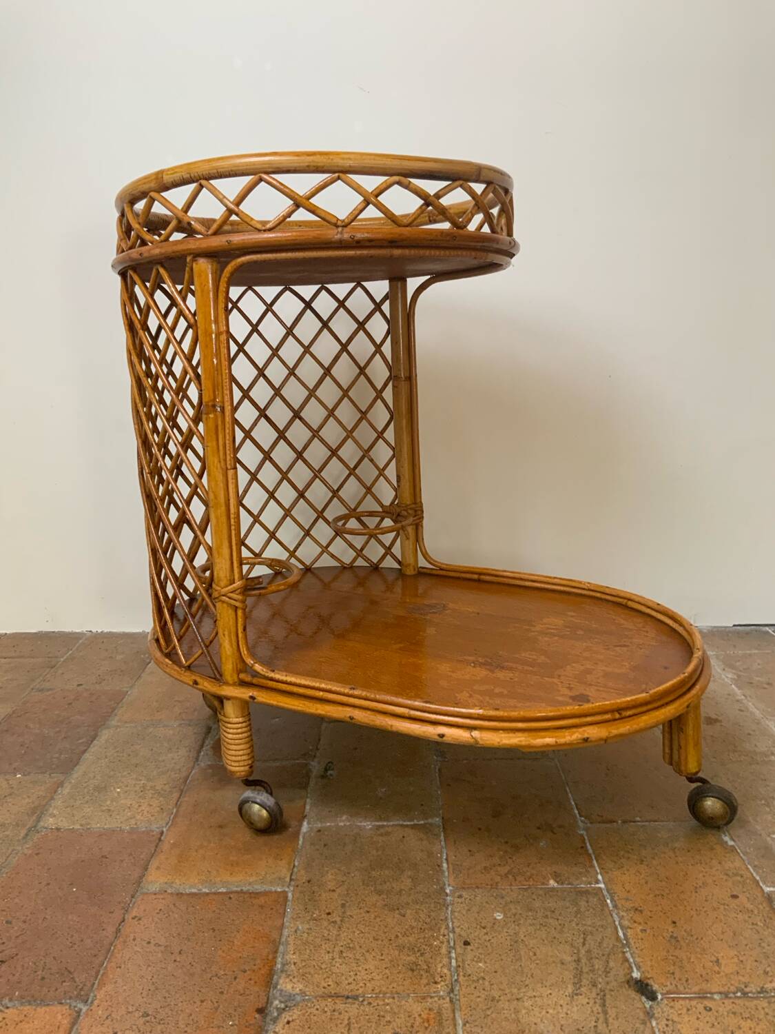 Vintage serving trolley