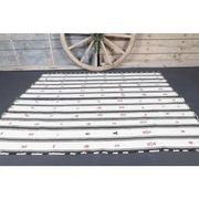 Vintage Turkish Oushak Handmade Cotton White Wool Kilim Area Rug 154x200