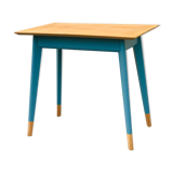 Blue compass foot table