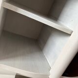 2 restored old bedside tables