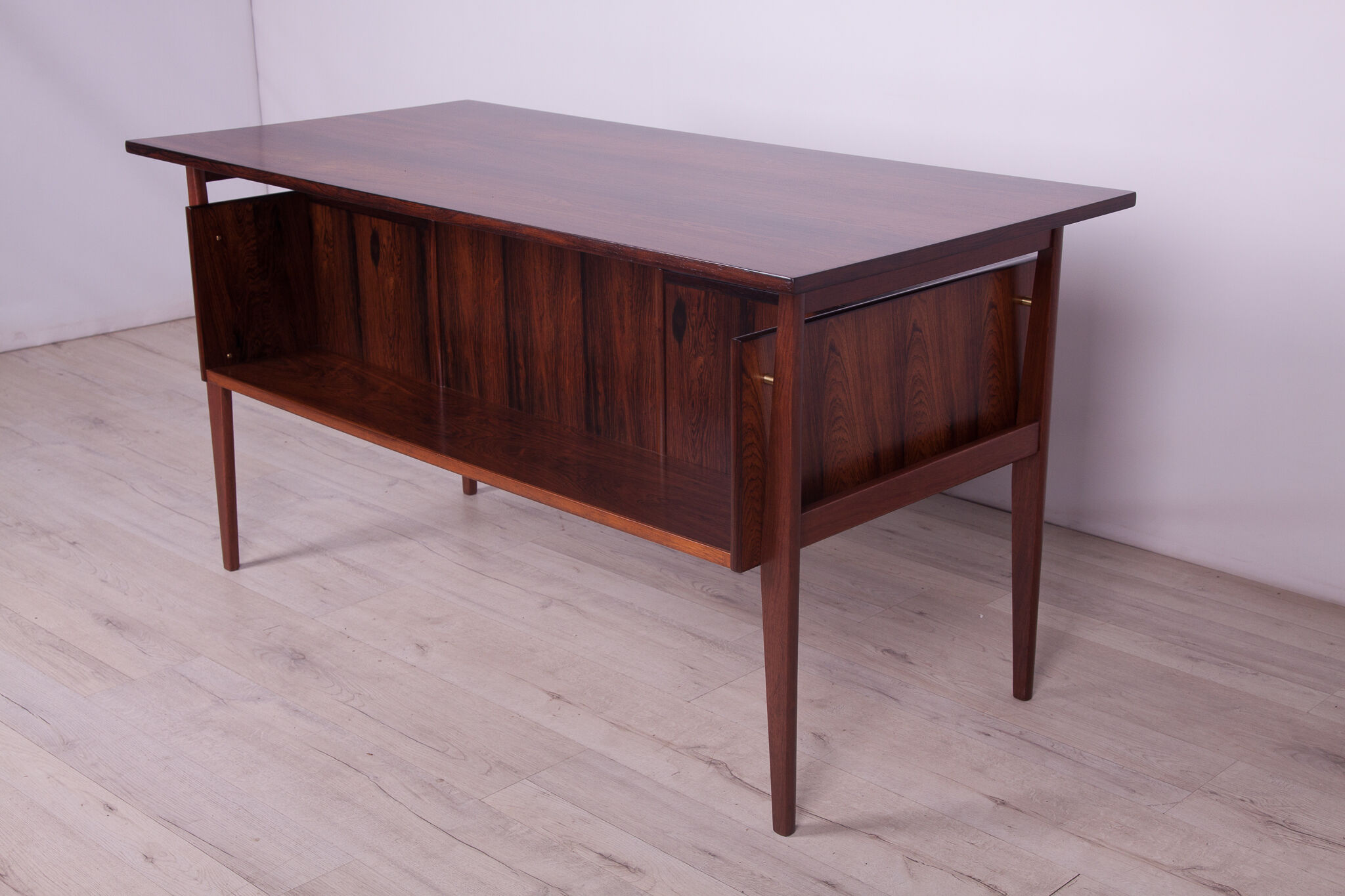 Rosewood Desk by Gunnar Nielsen Tibergaard for Tibergaard, 1960s