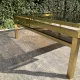 Large coffee table by Guy Lefèvre for Maison Jansen from the 1970s.