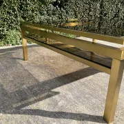 Grande table basse Guy Lefèvre pour maison Jansen années 70