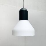 Minimalist bell-shaped pendant lamp in metal and glass, Italian by Sebastian Herkner for Classicon.
