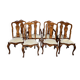 Ensemble de deux fauteuils et six chaises XVIIIe siècle.