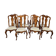 Ensemble de deux fauteuils et six chaises XVIIIe siècle.