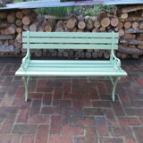 Cast iron garden bench