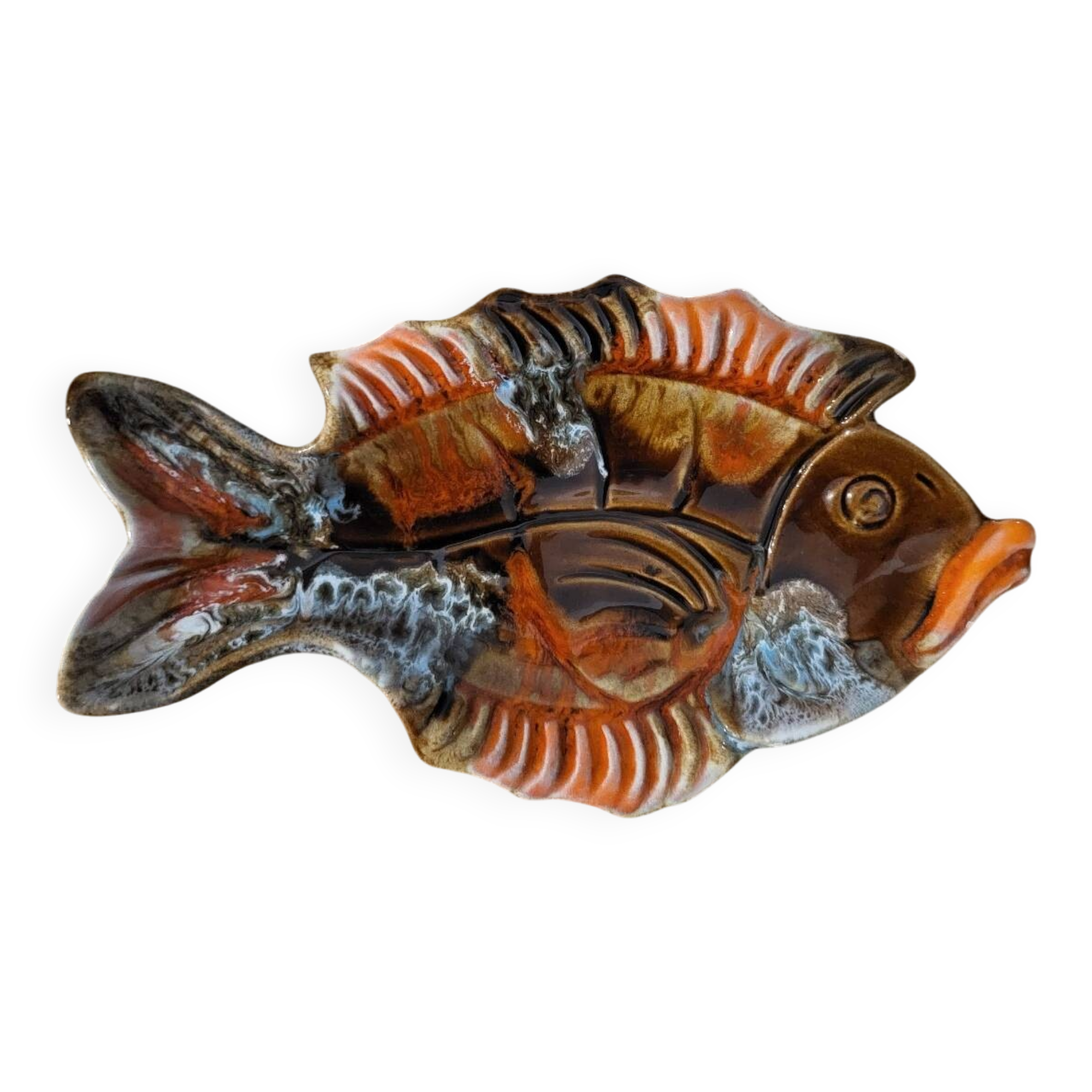 Butter dish "Fish", Vallauris