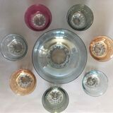 Old colored cup and cups